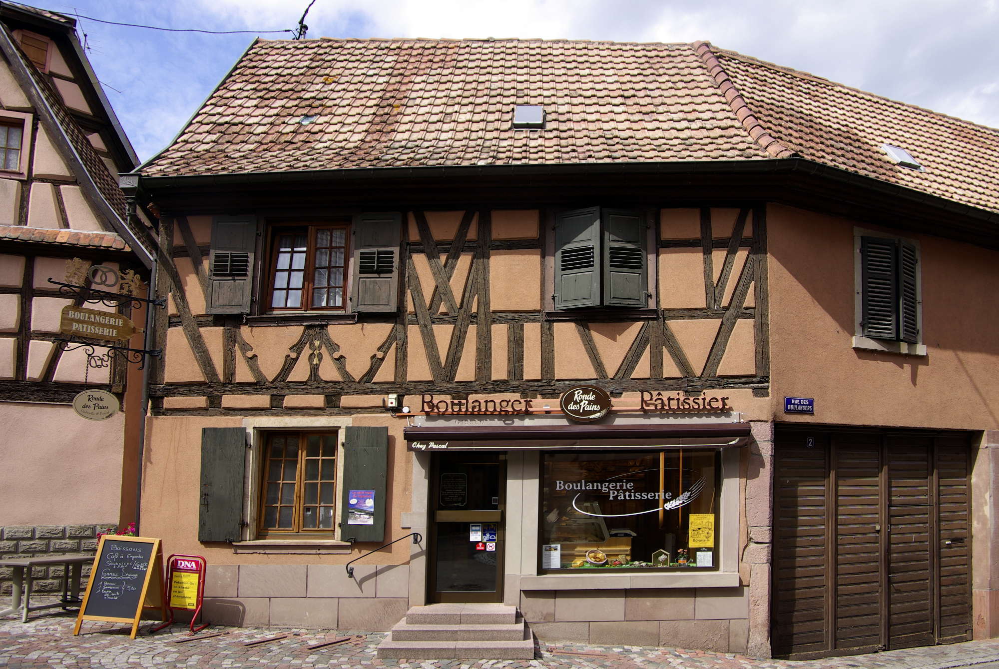 façade de la boulangerie Chez Pascal à Dambach-la-Ville
